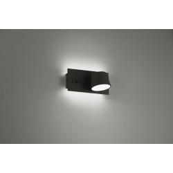 Wall Lamp Sam SAM LED module 6,6W - 19,3W SANDY BLACK IP20 220-240 VAC ELECTROSTATIC PAINTED ALUMINIUM 2900K 528 Lm - 1531 Lm 4243400 Wall Lamp Sam SAM LED module 6,6W - 19,3W SANDY BLACK IP20 220-240 VAC ELECTROSTATIC PAINTED ALUMINIUM 2900K 528 Lm - 1531 Lm 4243400