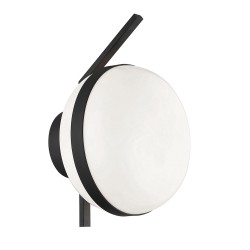 Wall Lamp Palma PALMA E27 MAX 40W BLACK/OPAL IP20 220-240 VAC ELECTROSTATIC PAINTED ALUMINIUM / GLASS 4245400 Wall Lamp Palma PALMA E27 MAX 40W BLACK/OPAL IP20 220-240 VAC ELECTROSTATIC PAINTED ALUMINIUM / GLASS 4245400