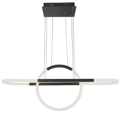 ПЕНДЕЛ GIROTONDO LED 30W ЧЕРЕН 3000K