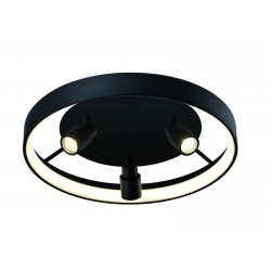 ПЛАФОН ДЕНИС LED 38W 3000K ЧЕРЕН