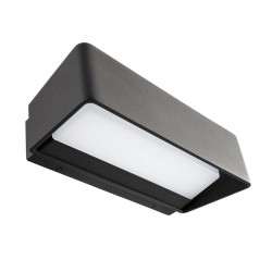 СТЕННА ЛАМПА EDISON LED 13W ТЪМНО СИВ IP65