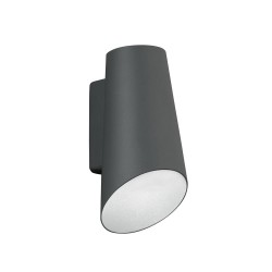 СТЕННА ЛАМПА VISTA LED 10W ТЪМНО СИВ