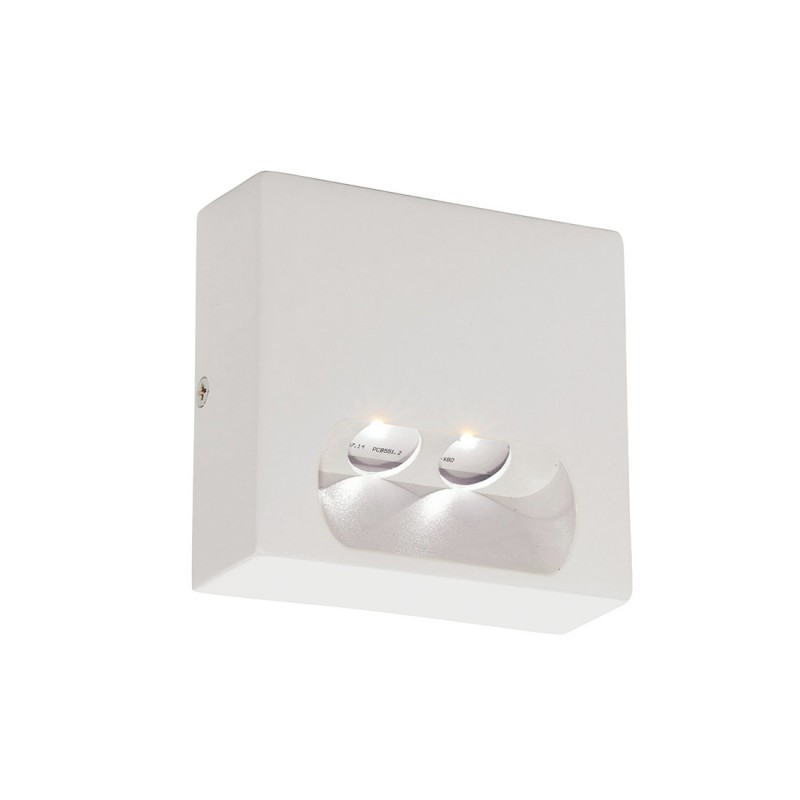 СТЕННА ЛАМПА POROS LED 2W БЯЛА СТЕННА ЛАМПА POROS LED 2W БЯЛА