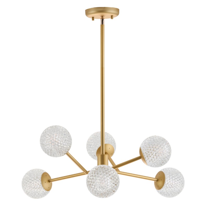 ПЕНДЕЛ DIAMOND G9 LED 6 X MAX 3W ЗЛАТИСТ ПЕНДЕЛ DIAMOND G9 LED 6 X MAX 3W ЗЛАТИСТ