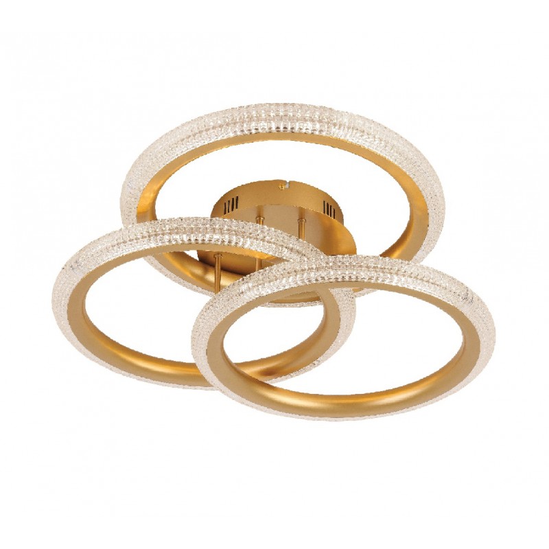 ПЛАФОН KATIA 3XLED 41W 3000K ЗЛАТИСТ