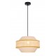 ПЕНДЕЛ ERICA 1X60W E27 ЧЕРЕН/НАТУРАЛЕН