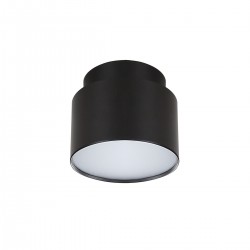 ТАВАННА ЛАМПА GABI ЧЕРНА D90 LED 9W 3000K