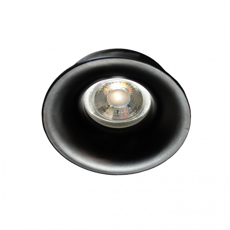 Resseced Spot Black Moon MOON GU10 1 x MAX 50W BLACK IP20 220-240 VAC  ALUMINIUM      4279601 