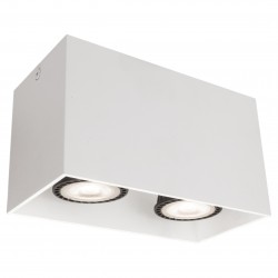 2/L Ceiling Light White Dice GU10 2 x MAX50W 0 0 220-240V AC 50-60 Hz  0   ALUMINIUM  WHITE  L:165 H:95 W:82,5 IP20 DICE 4279800 