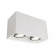 2/L Ceiling Light White Dice GU10 2 x MAX50W 0 0 220-240V AC 50-60 Hz  0   ALUMINIUM  WHITE  L:165 H:95 W:82,5 IP20 DICE 4279800 