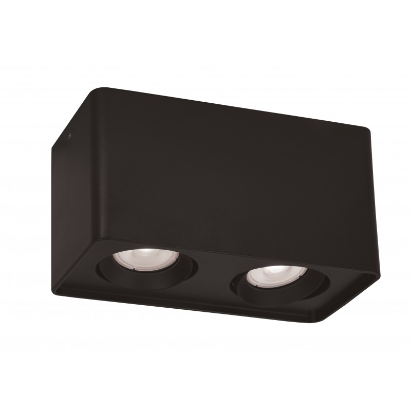 2/L Ceiling Light Black Arion GU10 2 x Max 50W 0 0 220-240V AC 50-60 Hz  0   ALUMINIUM  BLACK  L:180 H:95 W:95 IP20 ARION 4279901 
