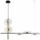 5/Lights Pendant Bar Sun LED module 10W 3000K 806 Lm  220-240V AC 50-60 Hz  10000h   ACRYLIC/ELECTROSTATIC PAINTED STEEL   CLEAR / BLACK/BRONZE  L:920 H:1610 W:200 IP20 SUN 4280100 