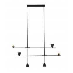 ПЕНДЕЛ DONATELLA 4 LED 24W 3000K ЧЕРЕН