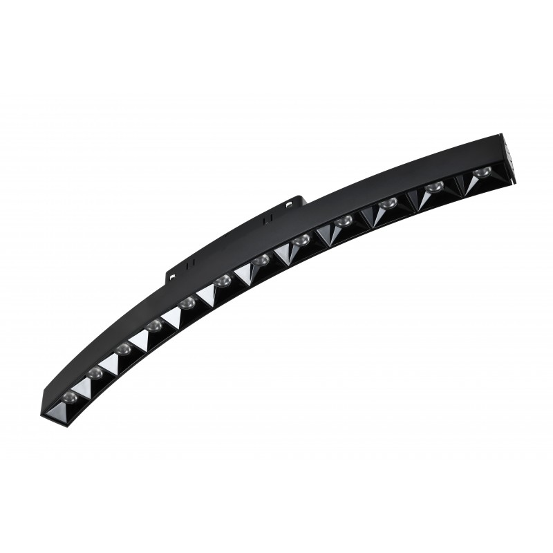 LED МОДУЛ ЗА РЕЛСА LINEAR ANTIGLARE 350MM 13W 3000K ЧЕРЕН