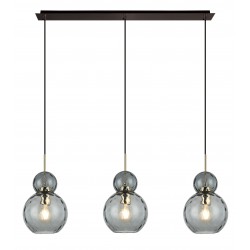 ПЕНДЕЛ FIREZE L820 H1500 W180 3X40W ДИМЕН/ЗЛАТО/ЧЕРЕН