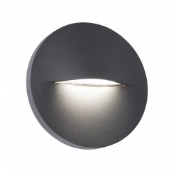 СТЕННО СВЕТИЛО КРЪГЛО DARK GREY VITA