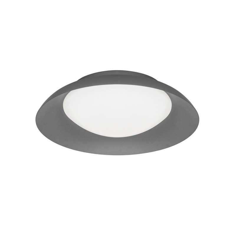 ПЛАФОН БРИТНИ LED 12W 3000K ТЪМНО СИВ