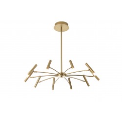 Suspended Light  Gold  Secret D:800 H:1300 h:180 50W PENDANT BRONZE  IP20  220-240 VAC  3000K  2885 Lm Dimmable 3-steps by wall switch CRI 80 4309001 
