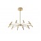 Suspended Light  Gold  Secret D:800 H:1300 h:180 50W PENDANT BRONZE  IP20  220-240 VAC  3000K  2885 Lm Dimmable 3-steps by wall switch CRI 80 4309001 