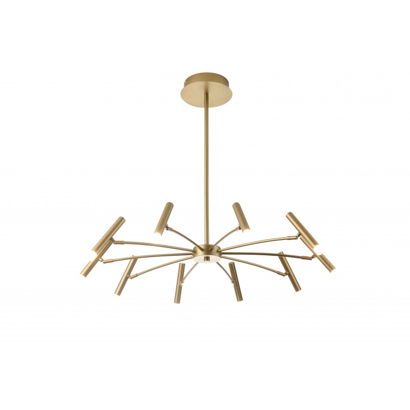 Suspended Light  Gold  Secret D:800 H:1300 h:180 50W PENDANT BRONZE  IP20  220-240 VAC  3000K  2885 Lm Dimmable 3-steps by wall switch CRI 80 4309001 