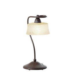 Table Lamp Simona SIMONA E14 1 x MAX 28W OFF WHITE / BROWN IP20 220-240V GLASS / ELECTROSTATIC PAINTED STEEL 467000 Table Lamp Simona SIMONA E14 1 x MAX 28W OFF WHITE / BROWN IP20 220-240V GLASS / ELECTROSTATIC PAINTED STEEL 467000