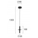 ПЕНДЕЛ DUCT LED 3W ЧЕРЕН ПЕНДЕЛ DUCT LED 3W ЧЕРЕН