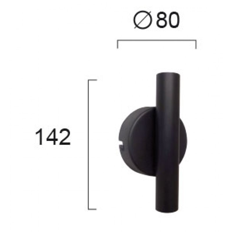 СТЕННА ЛАМПА 2 СВЕТЛИНИ DUCT LED 6W 3000K СТЕННА ЛАМПА 2 СВЕТЛИНИ DUCT LED 6W 3000K