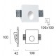 LED АПЛИК ASTER 1.8W БЯЛ 3000K LED АПЛИК ASTER 1.8W БЯЛ 3000K