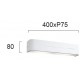 Wall Lamp White Terry TERRY E14 2 x MAX 42W  WHITE  IP20 220-240V  ELECTROSTATIC PAINTED STEEL      4104100 