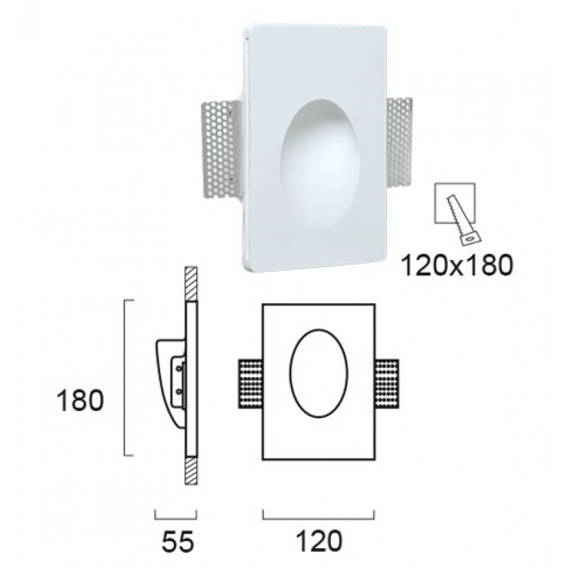 LED СТЕННА ЛАМПА DROP ASTER БЯЛА 1W 3000K LED СТЕННА ЛАМПА DROP ASTER БЯЛА 1W 3000K
