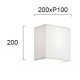 Wall Lamp White Linea LINEA E27 1 x MAX 42W  WHITE IP20 220-240 VAC  FABRIC SHADE / ELECTROSTATIC PAINTED STEEL      4123800 