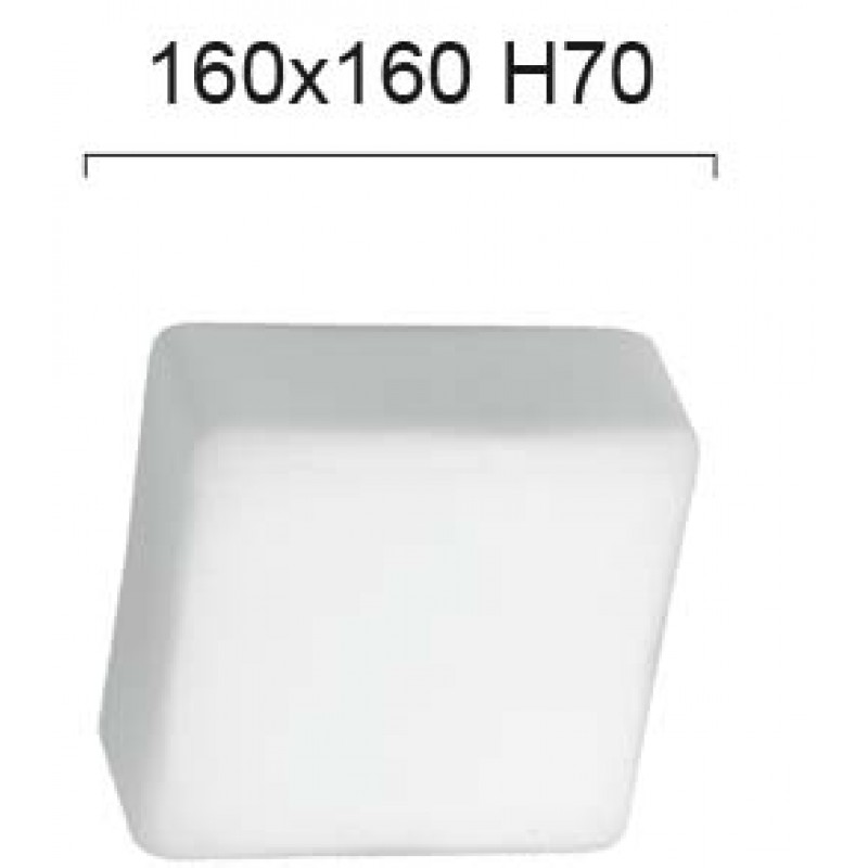 ПЛАФОН TITO 1XG9 33W БЯЛ
