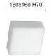 ПЛАФОН TITO 1XG9 33W БЯЛ