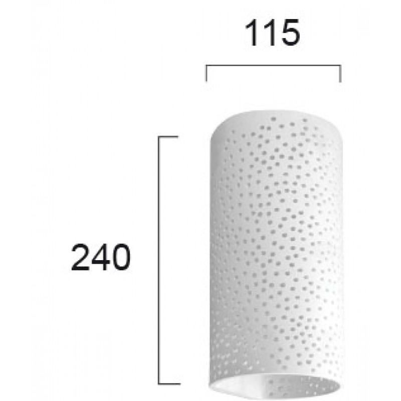Wall Lamp Nala NALA E14 1 x Max 40W WHITE IP20 220-240 VAC  CERAMIC      4147400 