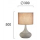 Table Lamp D 300 Lana LANA E27 MAX 40W GREY IP20 220-240V  FABRIC SHADE / ELECTROSTATIC PAINTED STEEL      4153000 