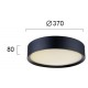 ПЛАФОН ЧЕРЕН D:370 ALASSIO E27 LED 3X15W