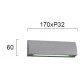 Outdoor Wall Lamp L 170x60 Tech TECH LED module 6W GREY IP54 220-240 VAC  ELECTROSTATIC PAINTED ALUMINIUM  3000K  260 Lm   4156000 