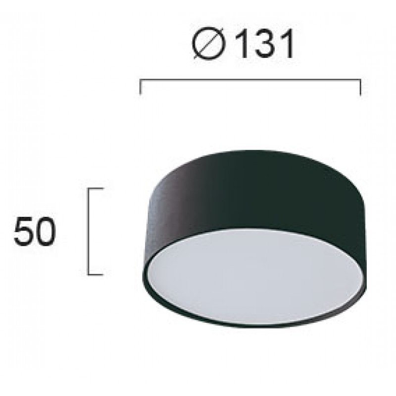 ПЛАФОН JAXON LED 16W 3000K ЧЕРЕН ПЛАФОН JAXON LED 16W 3000K ЧЕРЕН
