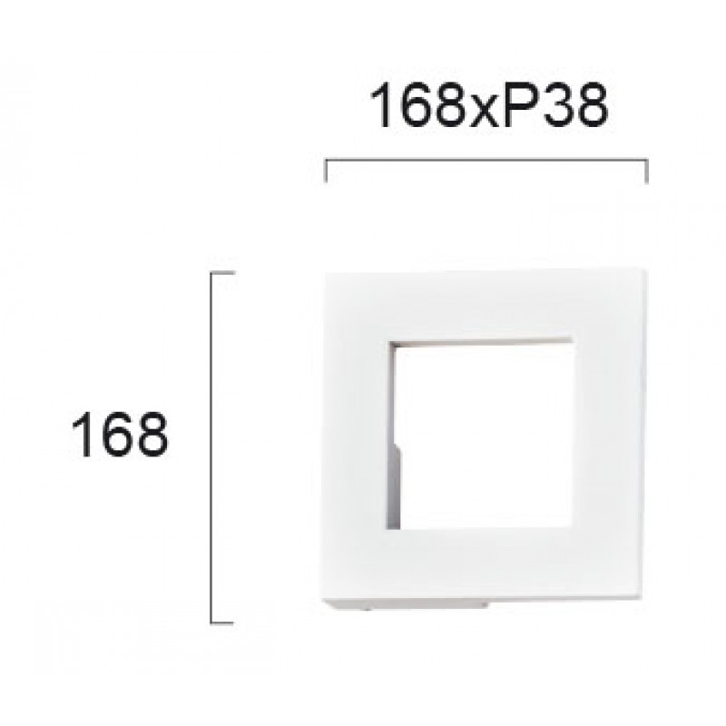 LED СТЕННА ЛАМПА SANTORINI 6W БЯЛА