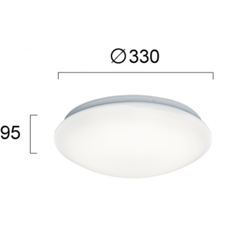 LED ПЛАФОН БРАЙТ 20W 3000K IP44