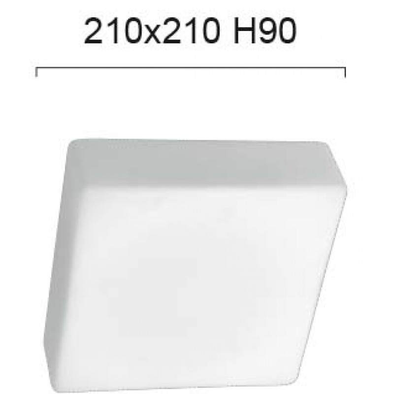 ПЛАФОН ТИТО 210X210 БЯЛ