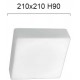 ПЛАФОН ТИТО 210X210 БЯЛ