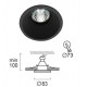 Resseced Spot Black Round Rob ROB GU10 MAX 50W BLACK IP20 220-240 VAC  ALUMINIUM      4182901 