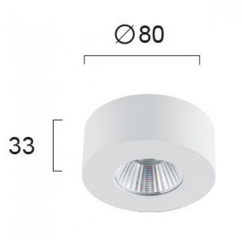 LED ПЛАФОН ФАНИ 7W 3000K БЯЛ LED ПЛАФОН ФАНИ 7W 3000K БЯЛ
