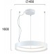ПЕНДЕЛ VERDI LED 35W 3000K МАТ БЯЛ