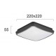 ПЛОСЪК LED ПЛАФОН TIBUOK 10W 3000K