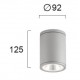 СПОТ СРЕБЪРЕН MAROCO 6,2W СПОТ СРЕБЪРЕН MAROCO 6,2W