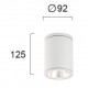 LED СПОТ MAROCO 6,2W БЯЛ