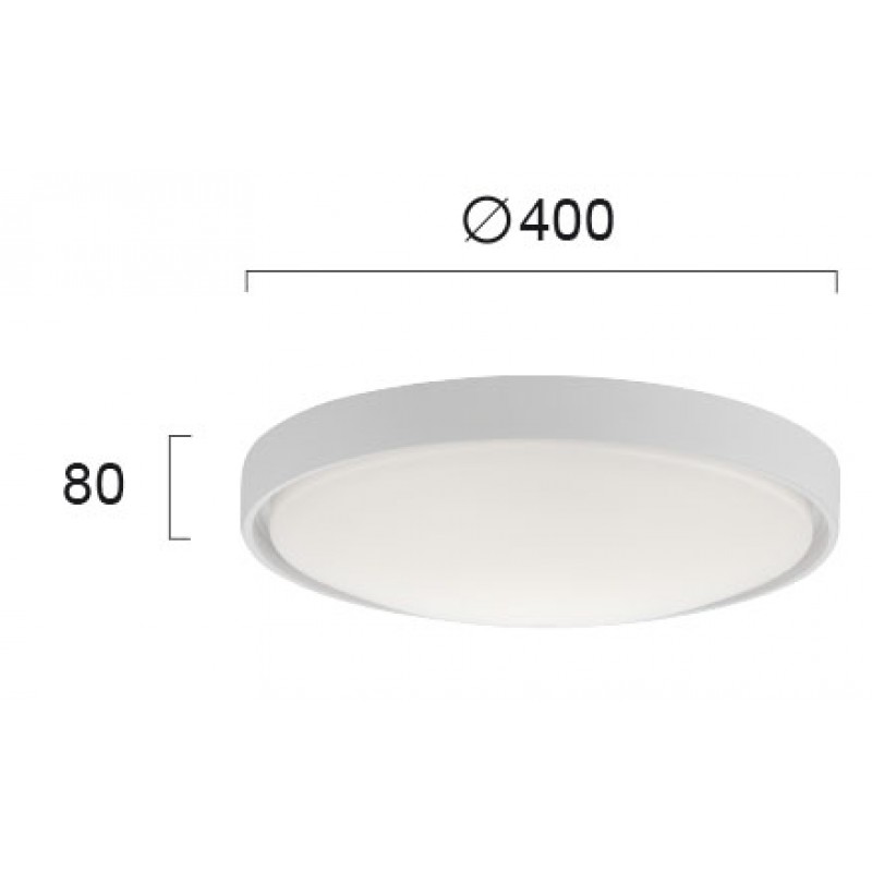 ПЛАФОН YARA LED 26W 3000K БЯЛ ПЛАФОН YARA LED 26W 3000K БЯЛ