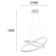 ПЕНДЕЛ COZI LED 38,6W БЯЛ 3100K